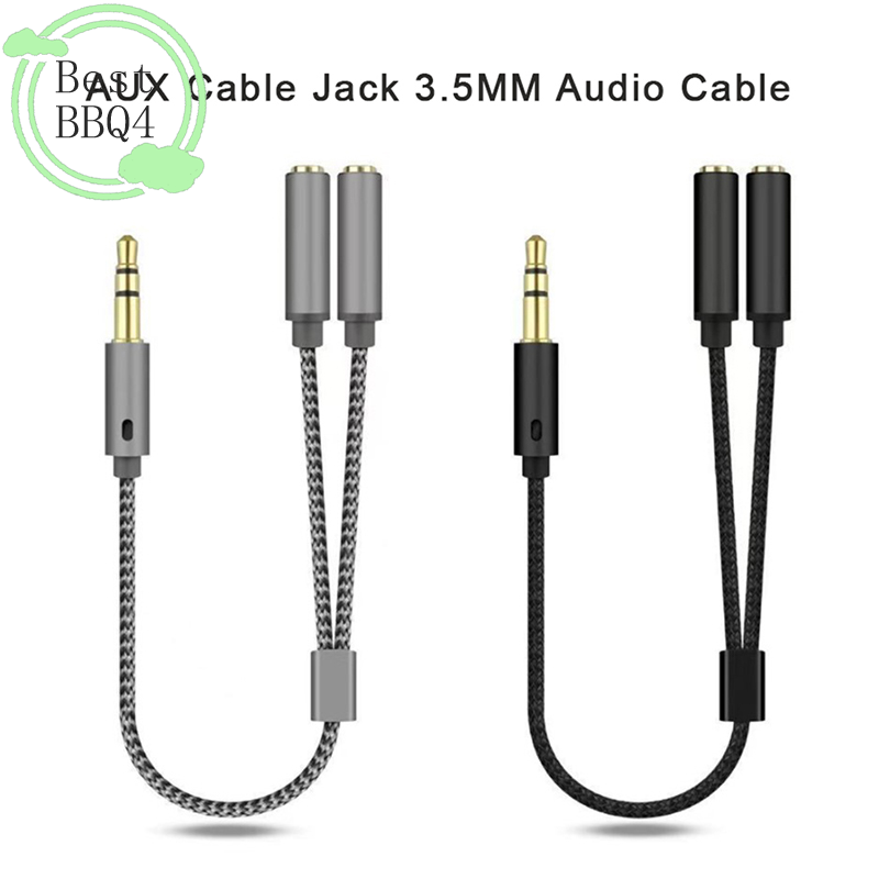 Earphone Splitter Jack - Кабель AUX (BBQ4) с разъемом 3,5