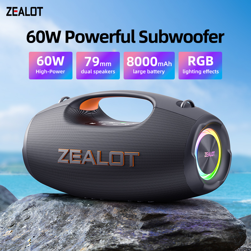 Jbl Speaker Flip 6 - Беспроводная колонка ZEALOT-S86 60W | Аккумулятор