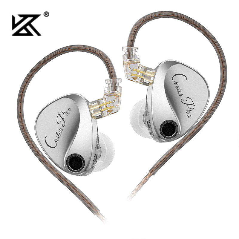 Audiophile Headphone Wired - KZ Castor PRO наушники-вкладыши динамические высококачественные