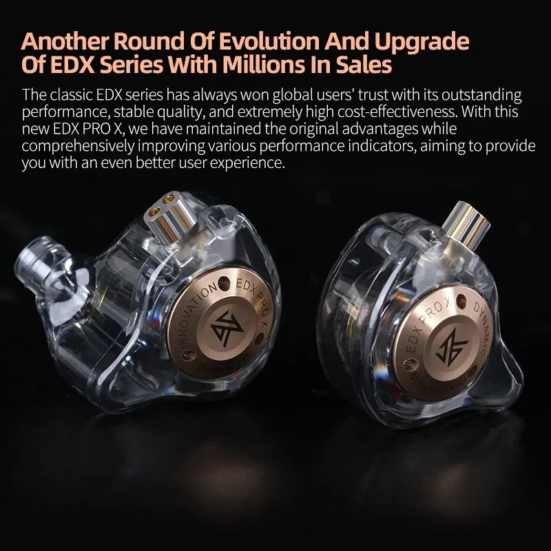 KZ EDX PRO X Проводные наушник – обзор и цена Audiophile Headphone Wired