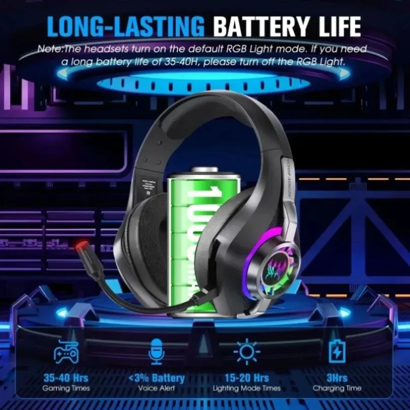 Беспроводная игровая гарнитура – обзор и цена Gaming Headset Rgb
